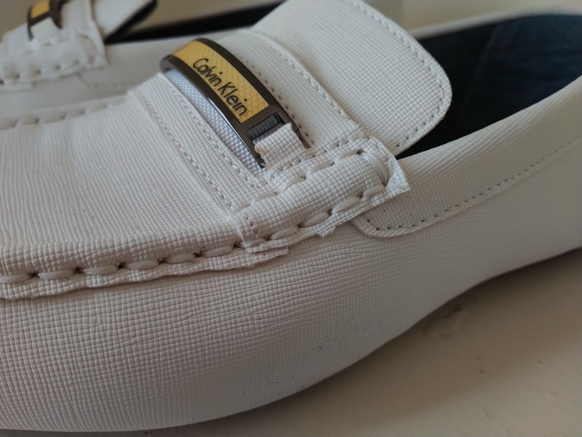 Calvin Klein White Dressing Shoes 