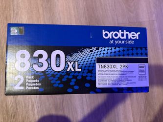 Brother TN830XL High-Yield Toner Cartridge 2-Pack