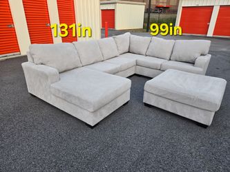 FREE DELIVERY Couch Sofa Sectional Ottoman 5 PC