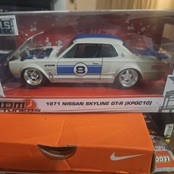 Jada 1971 Nissan Skyline GT-R 1:24 JDM Tuners Tan/Blue