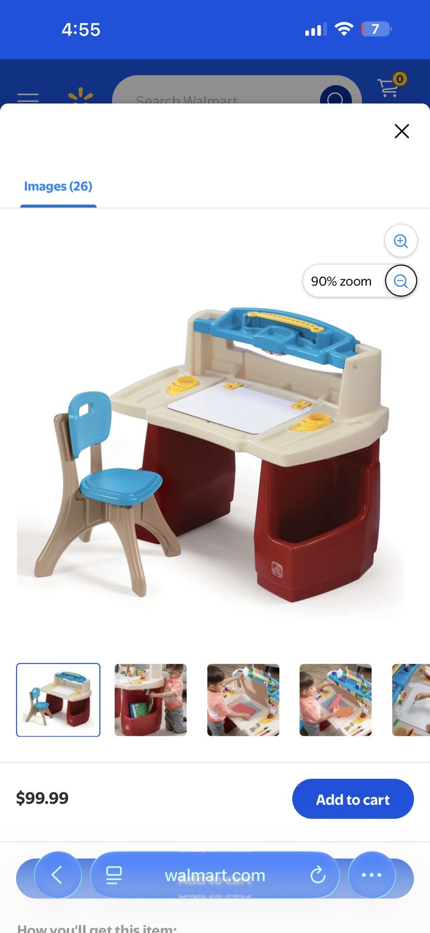 Playskool Desk And Chair