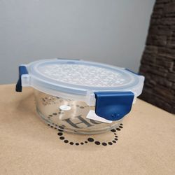 Recipiente de cristal de 4 tazas princess house