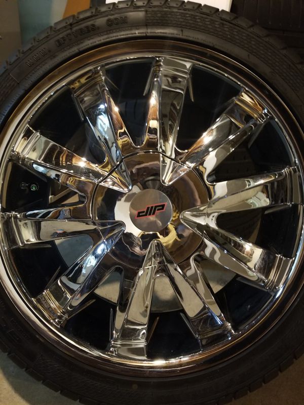 18 5 Lug Universal Chrome Rims And Tires For Sale In Rockford Il. black kit...