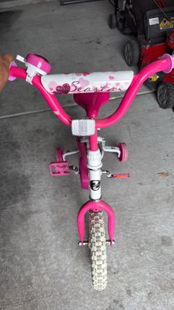 Huffy 12" Sea Star Kids' Bike, Fits Riders 37" - 42", Pink, Youth, Girls