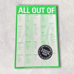 All Out Of Knock Knock Notepad