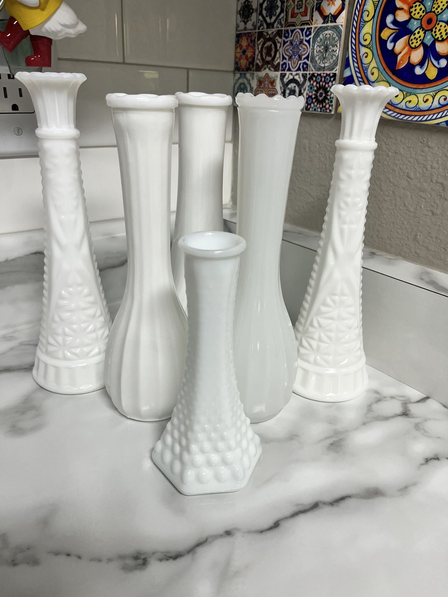 Vintage Milk Glass Collection 