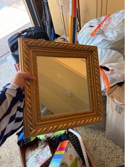 Golden Square Mirror