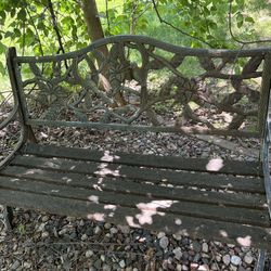 Cast Iron Bench 