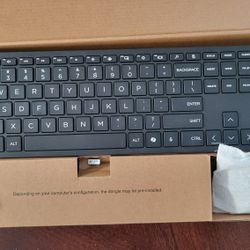 Wireless HP Keyboard And Mouse