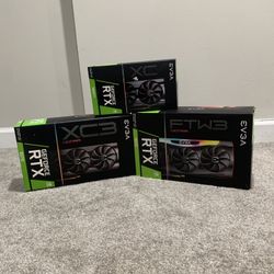 EVGA Nvidia 3060ti & 3070 Like New - Perfect Condition 