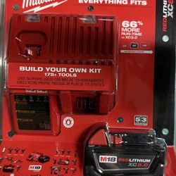 Milwaukee M18 XC Starter Kit with One 5.0Ah Battery and Charger
