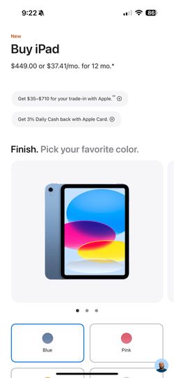 iPad 10th Generation