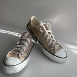 Converse Chuck Taylor All Star Sneakers Womens  6.5  Rose Quartz Metallic Y2K