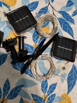 String lights, color, red solar power