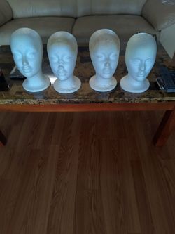 STYROFOAM WIG HEADS
