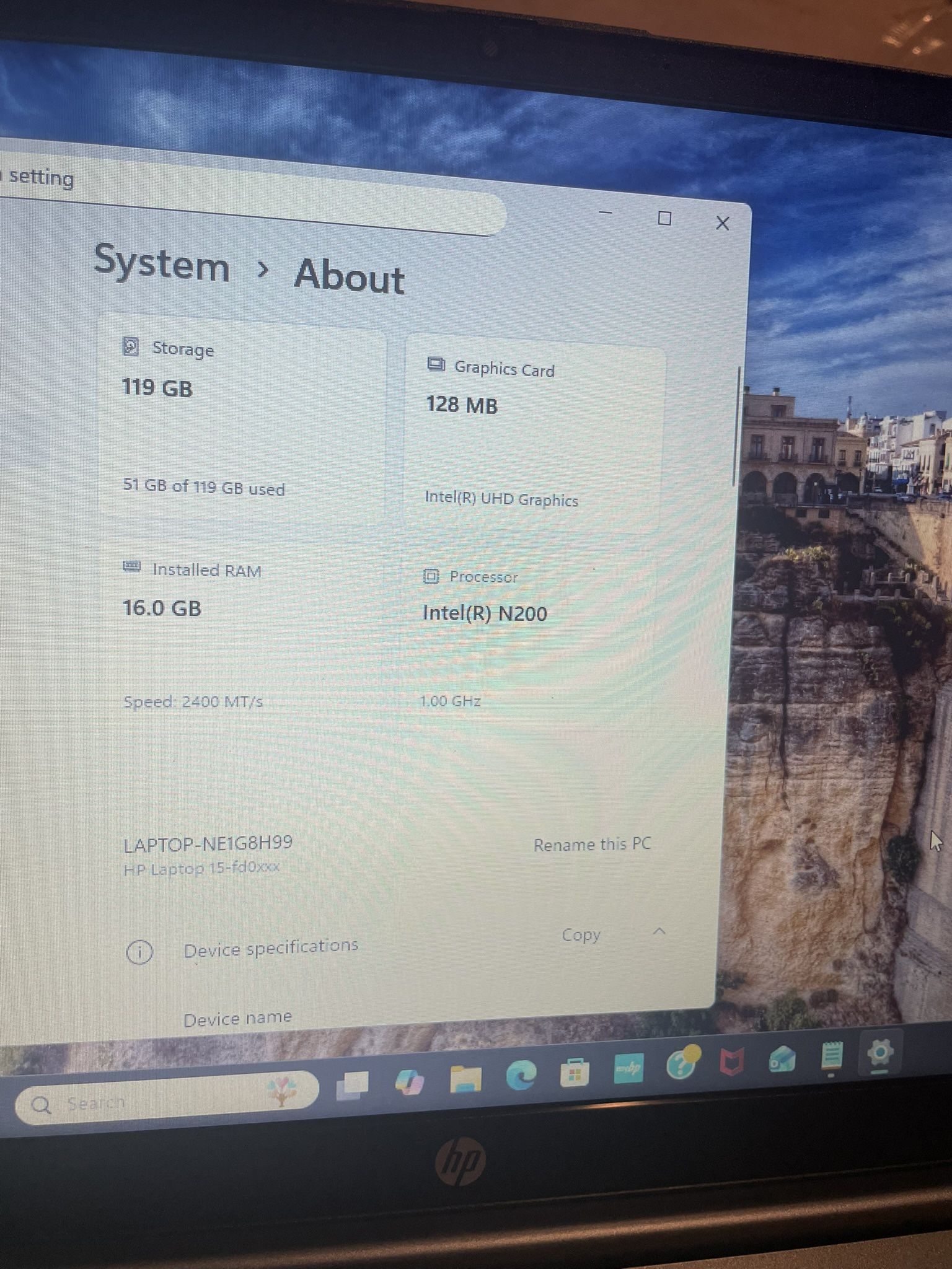 Windows 11 HP Laptop