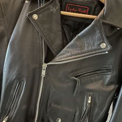 100 % Leather  Jacket 