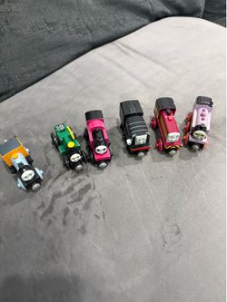 Thomas the train wooden railway ft, rose. Bash, Trevor, Ashima, diesel dart