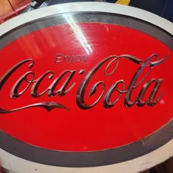 Vintage Enjoy Coca Cola Light Up Sign 