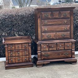 Chest of drawers and matching nightstand