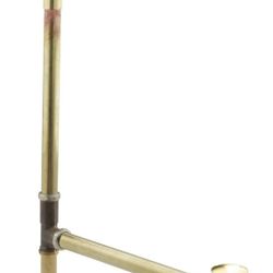 KOHLER vibrant Polished Brass Clearflo Brass Slotted Overflow Bath Drain