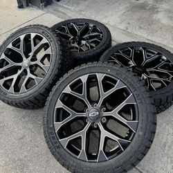4 New Chevy Silverado Tahoe 22" Wheels Rims Tires