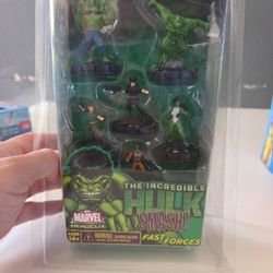 HEROCLIX Marvel The Incredible Hulk Fast Forces 6 Figure Set - New