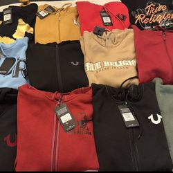 Mens Small True Religion Hoodies