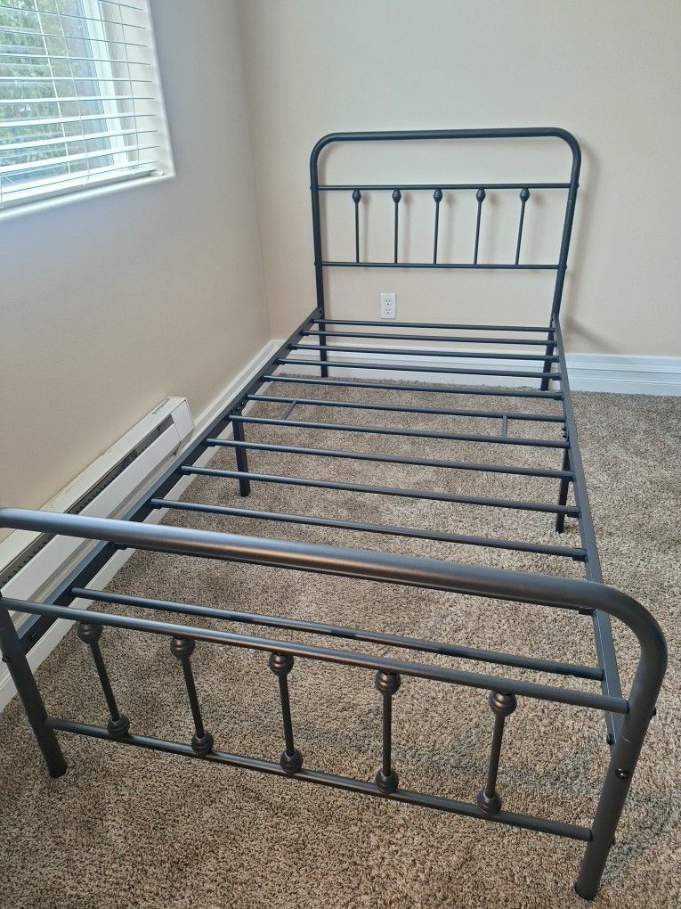 Black Twin Bed Frame