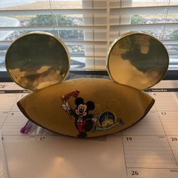 Vintage Walt Disney World Gold Mickey Mouse Ears