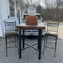 Bar Table and Stool Set