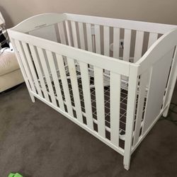 Baby Crib And Mattress  