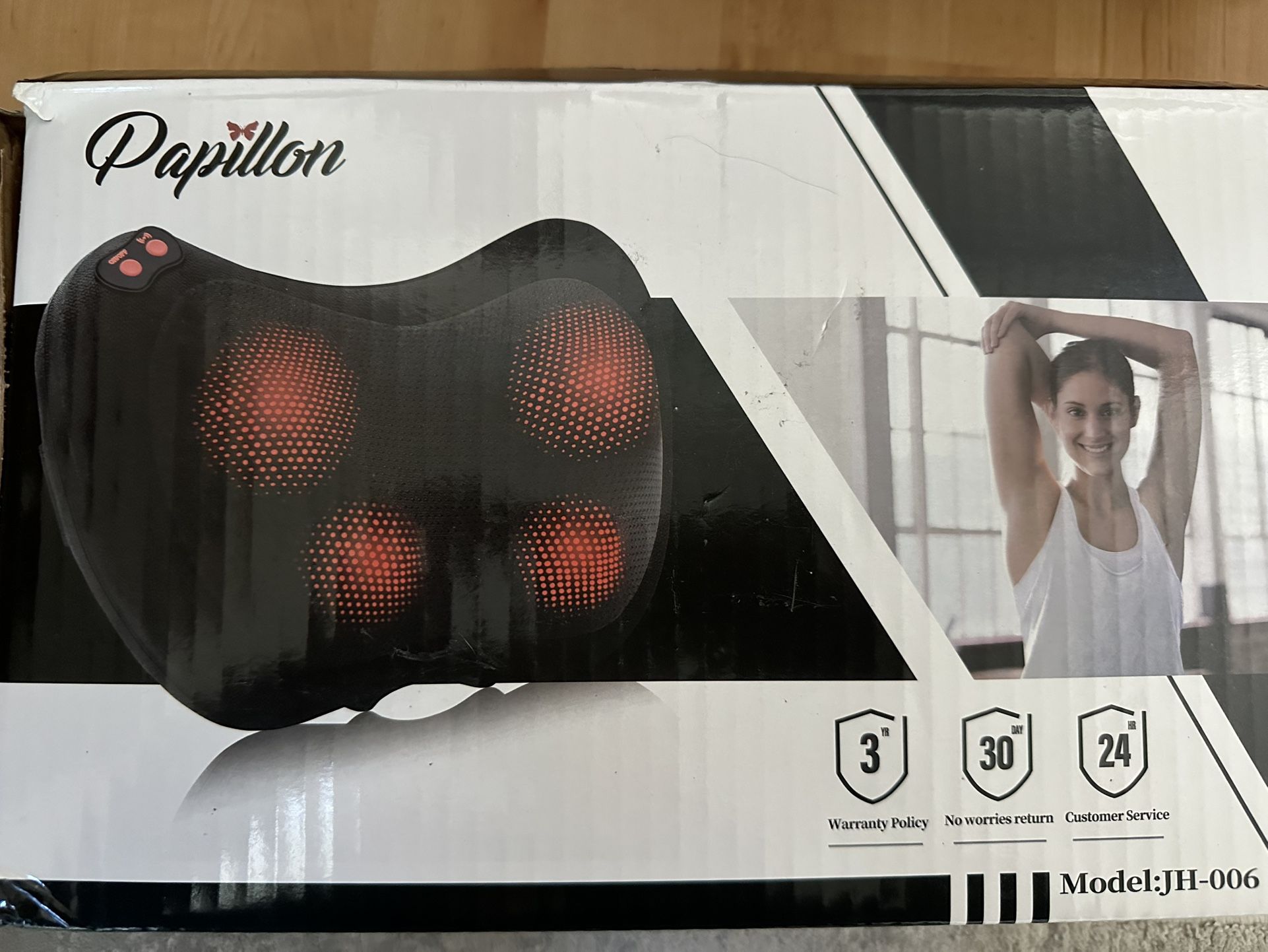 New-heated Shiatsu Massager