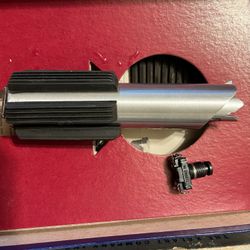 Prop making new Hope light saber kit old camera parts, Star Wars