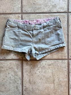 abercrombie green shorts