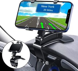 Car Phone Holder Mount, 360 Degree Rotation Dashboard Phone Holder
Universal Multifunctional Clip Car Phone Mount, Car Mount