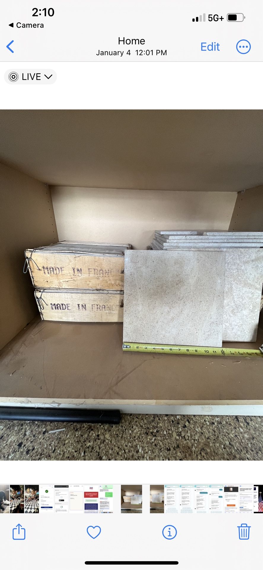 Limestone Tile - Made in France