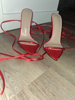 Red high heels
