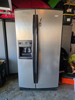 Whirlpool Side-by-Side Stainless Steel Refrigerator