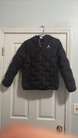 Jordan Puffer Jacket Black Hooded