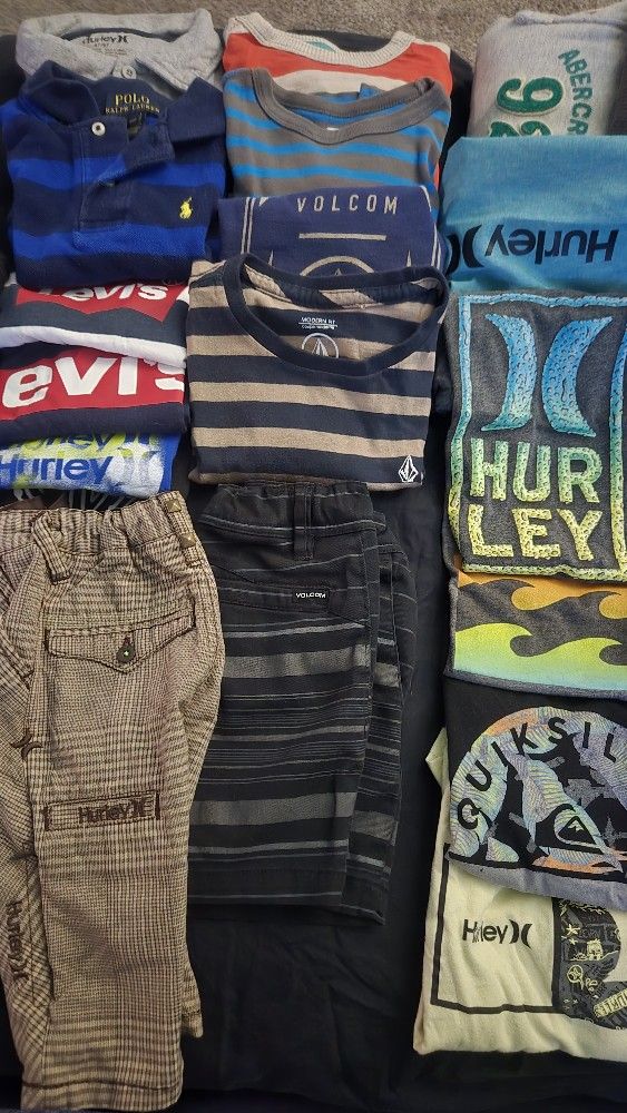 Quicksilver, HURLEY, VOLCOM, Ralph Lauren Polo, and O'NEIL