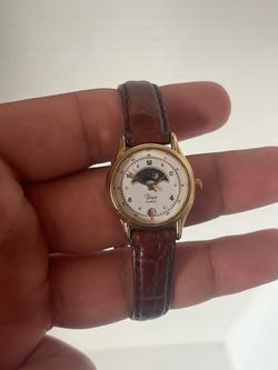 Timex Women's Moon Phase Watch 24mm Gold Tone