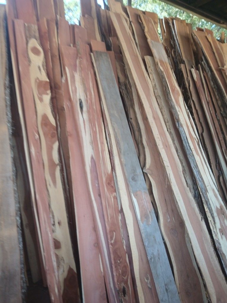 RED CEDAR SLABS AND MORE