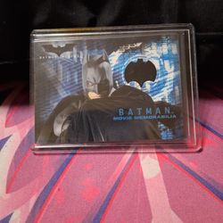 A Piece Of Batman's Cape From Batman Begins