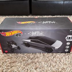 Hot Wheels RC Tesla Cybertruck + Cyberquad (Open Box, like new)
