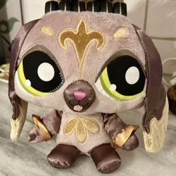 2008 Littlest Pet Shop LPS Sassiest Dog plush