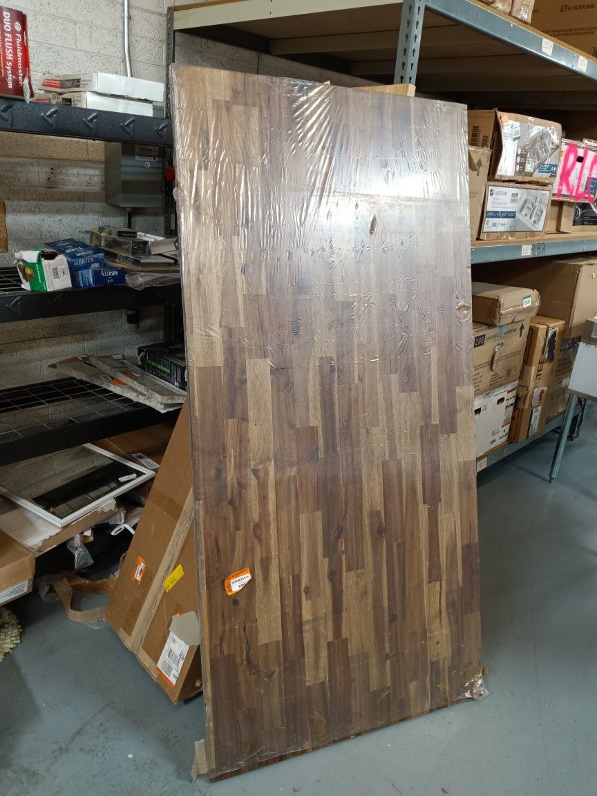 Interbuild
6.2 ft. L x 36 in. D, Acacia Butcher Block Island Countertop in Brown with Square Edge