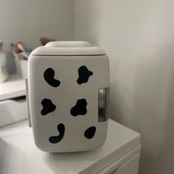 COW PRINT  MINI FRIDGE 