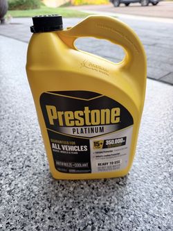 Free Prestone Platinum Antifreeze & Coolant