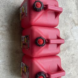 (3) NEW 2 Gallon Gas Cans